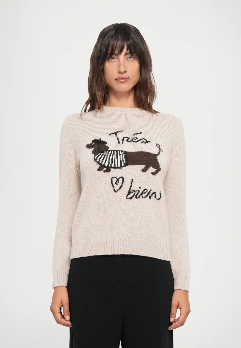 NITRA - Strickpullover - sabbia