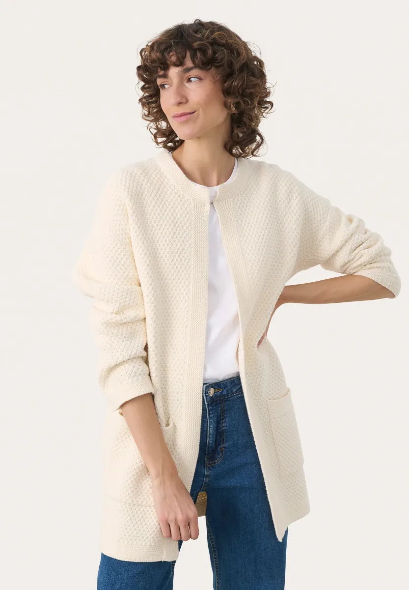 NIYA - Strickjacke - whitecap gray