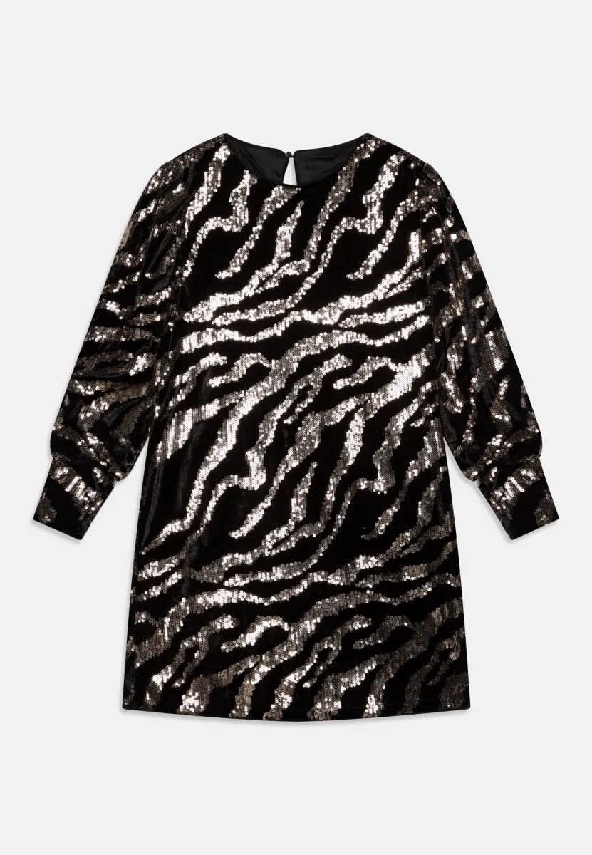 NKFRANIMAL DRESS HIGH CUFF  - Cocktailkleid/festliches Kleid - black