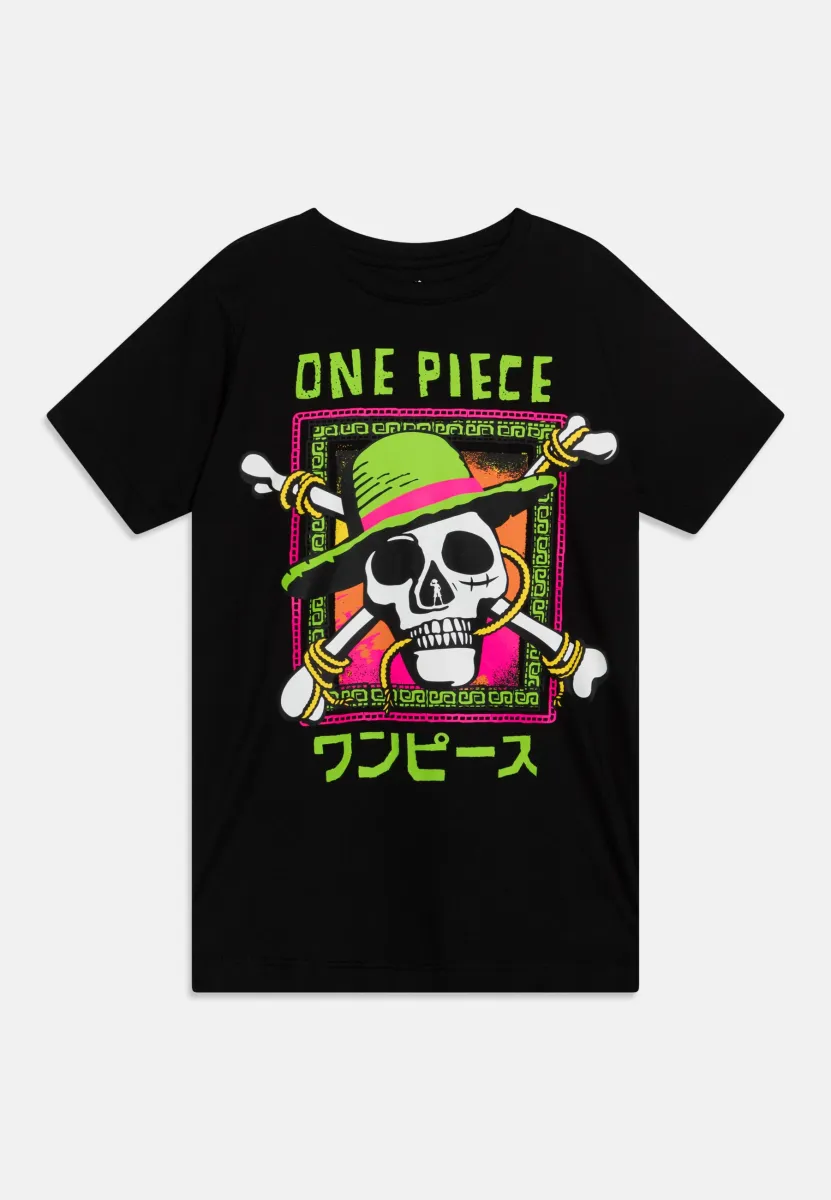 NKMAMBA ONEPIECE - T-Shirt print - black