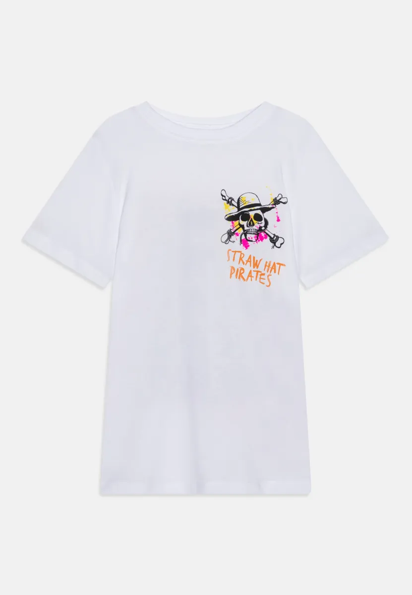 NKMAMBA ONEPIECE - T-Shirt print - bright white