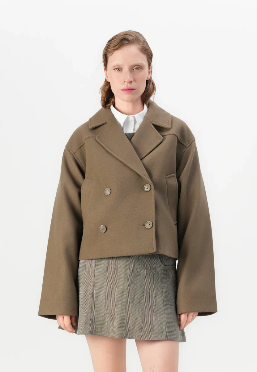 NMALICIA SHORT JACKET - Winterjacke - morel