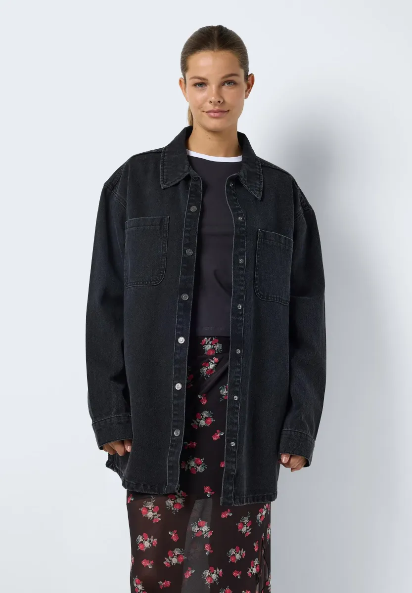 NMALVA  - Jeansjacke - black denim