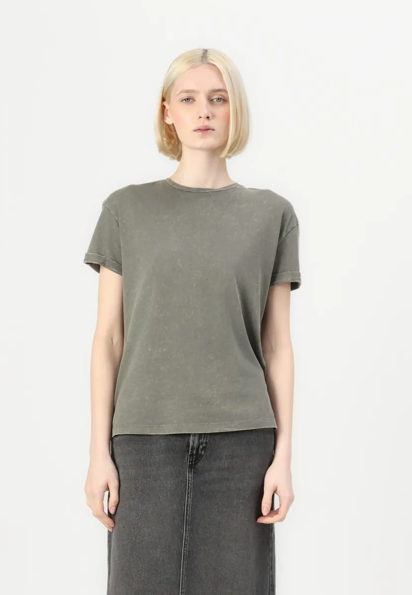 NMBRANDY - T-Shirt basic - charcoal gray