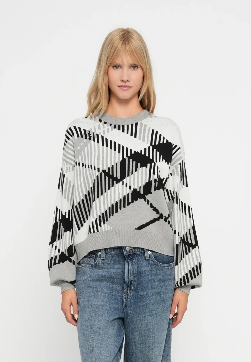 NMCHARLOTT O NECK - Strickpullover - ultimate grey