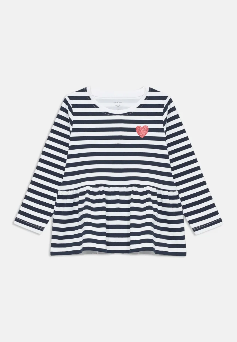 NMFLIONA - Langarmshirt - navy blazer/brigth white