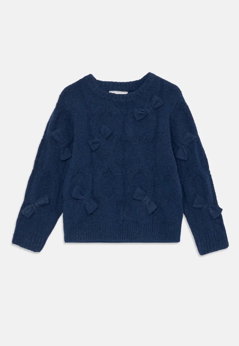 NMFOLIVIA - Strickpullover - navy blazer