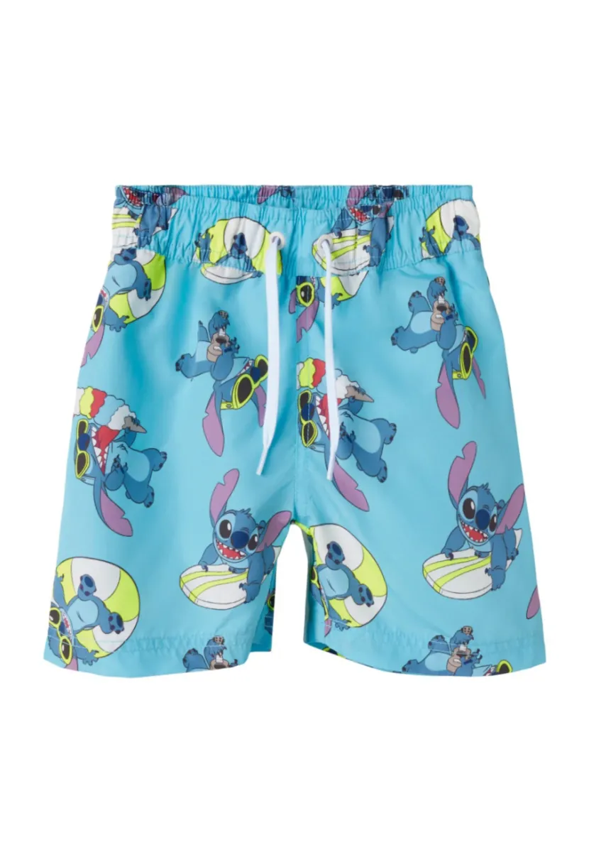 NMMMIC STITCH LONG WDI - Badeshorts - bluefish