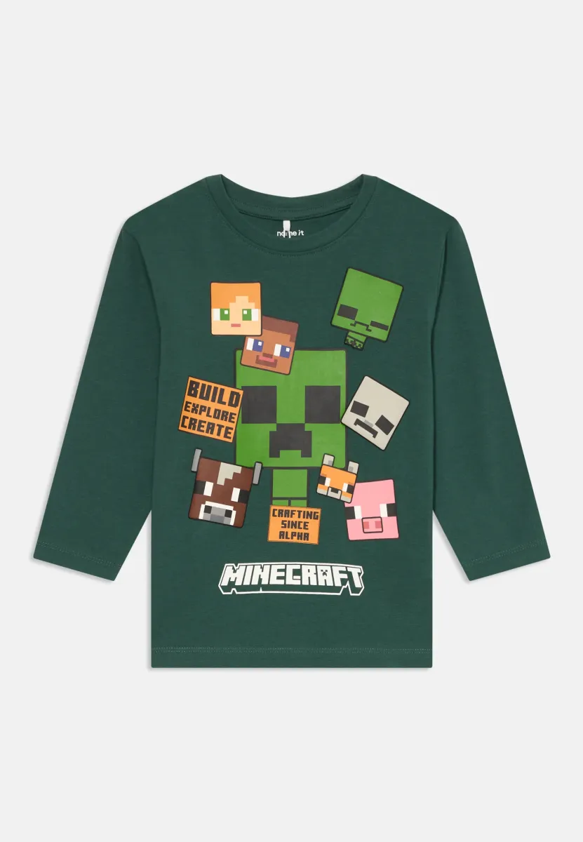 NMMNYLE MINECRAFT - Langarmshirt - bistro green