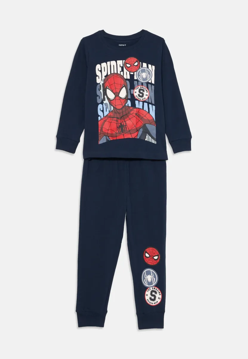 NMMOCTI SPIDER SET MAR - Nachtwäsche Set - navy