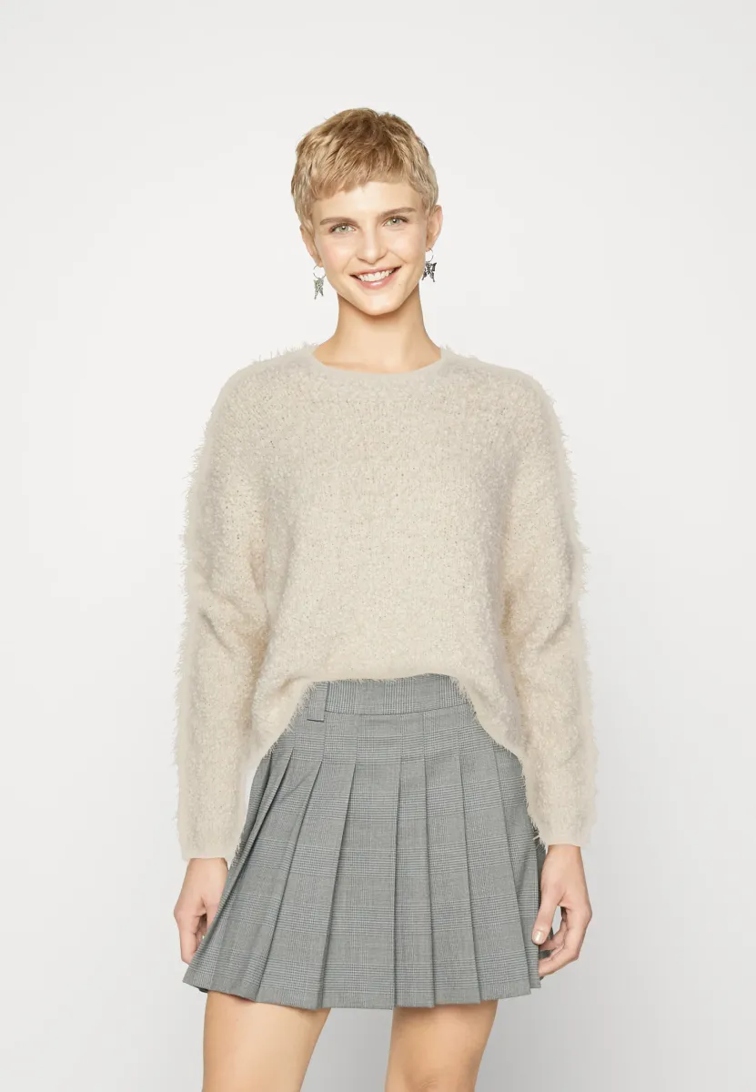 NMSASSY O-NECK NOOS - Strickpullover - eggnog
