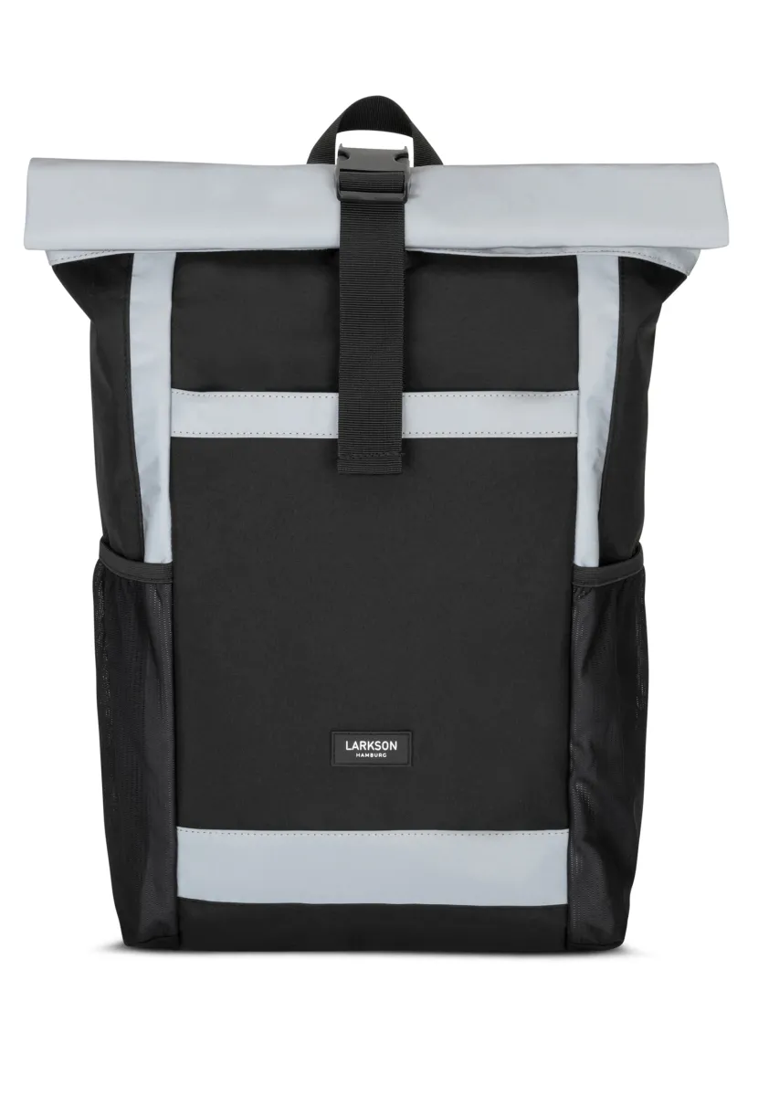 NO 2 REFLECTIVE ROLLTOP - Tagesrucksack - schwarz reflektierend