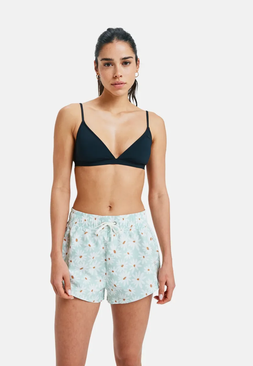 NO BAD WAVES PRINTED - BOARD - Bikini-Hose - green