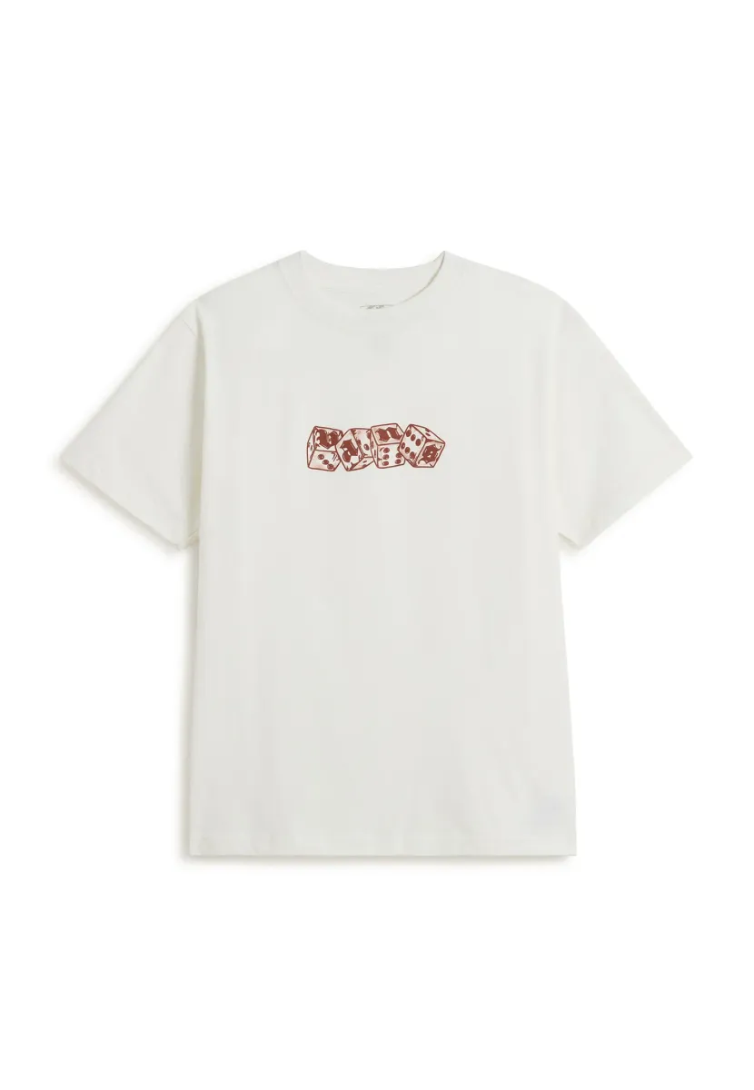 NO DICE - T-Shirt print - white
