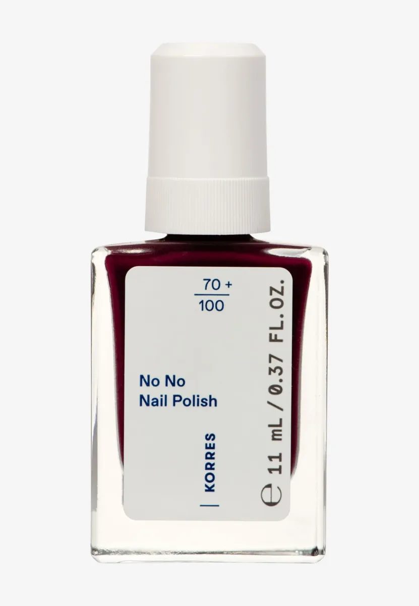 NO NO NAIL POLISH - Nagellack - burgundy red