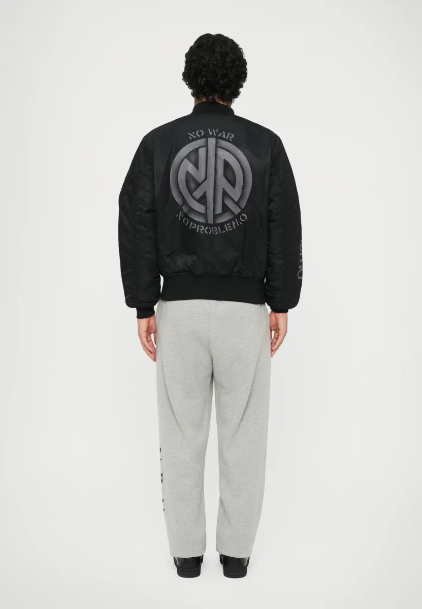 NO WAR JACKET - Bomberjacke - black