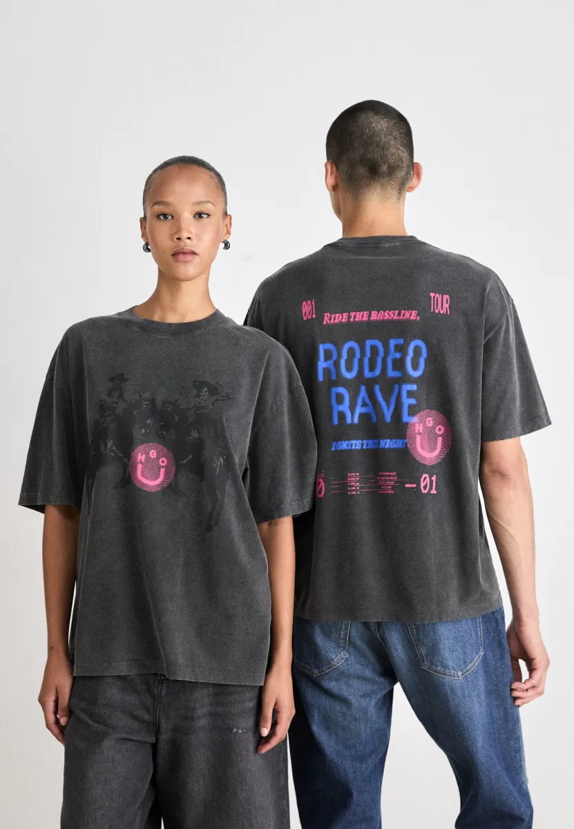 NODELEO - T-Shirt print - black