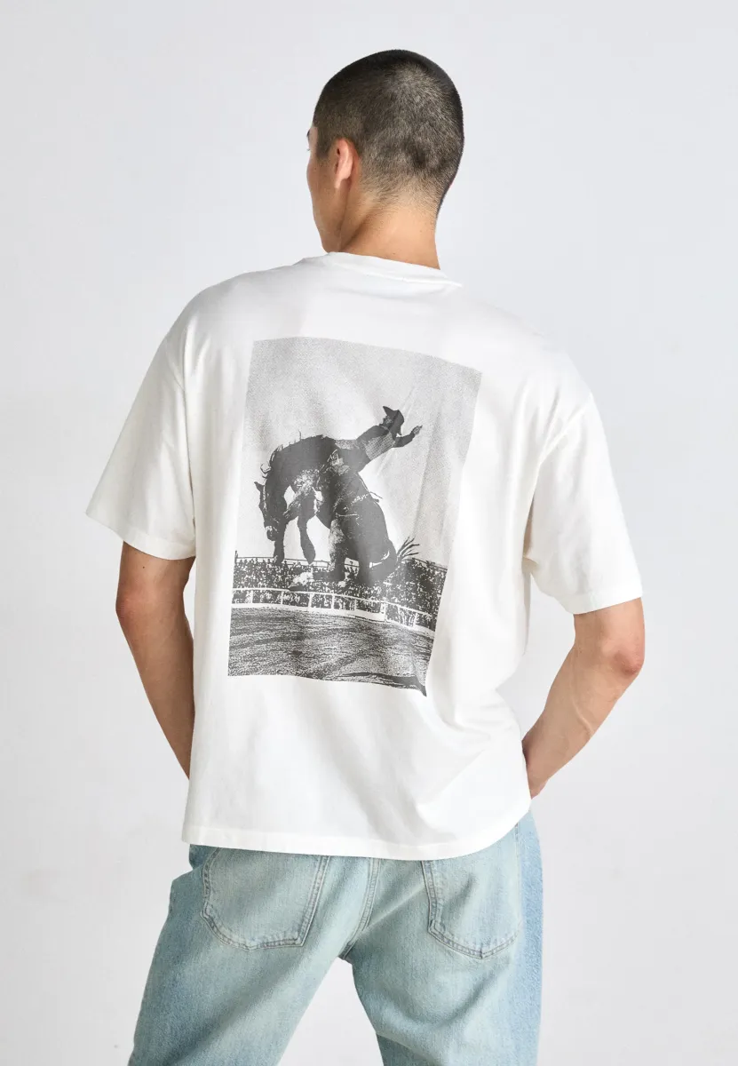 NODELEO - T-Shirt print - white