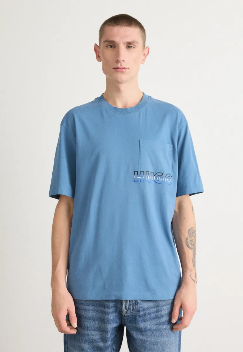 NOGOSTE - T-Shirt basic - open blue