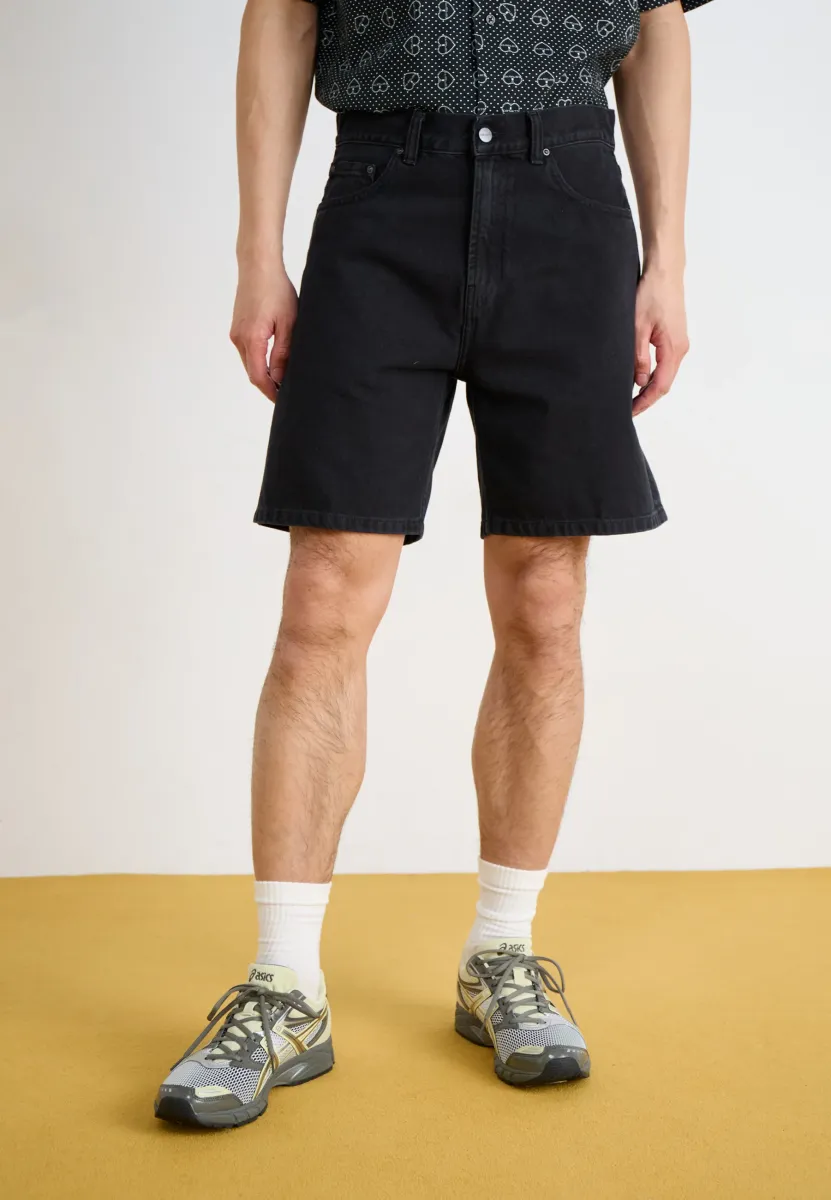 NOLAN  - Jeans Shorts - black stone washed