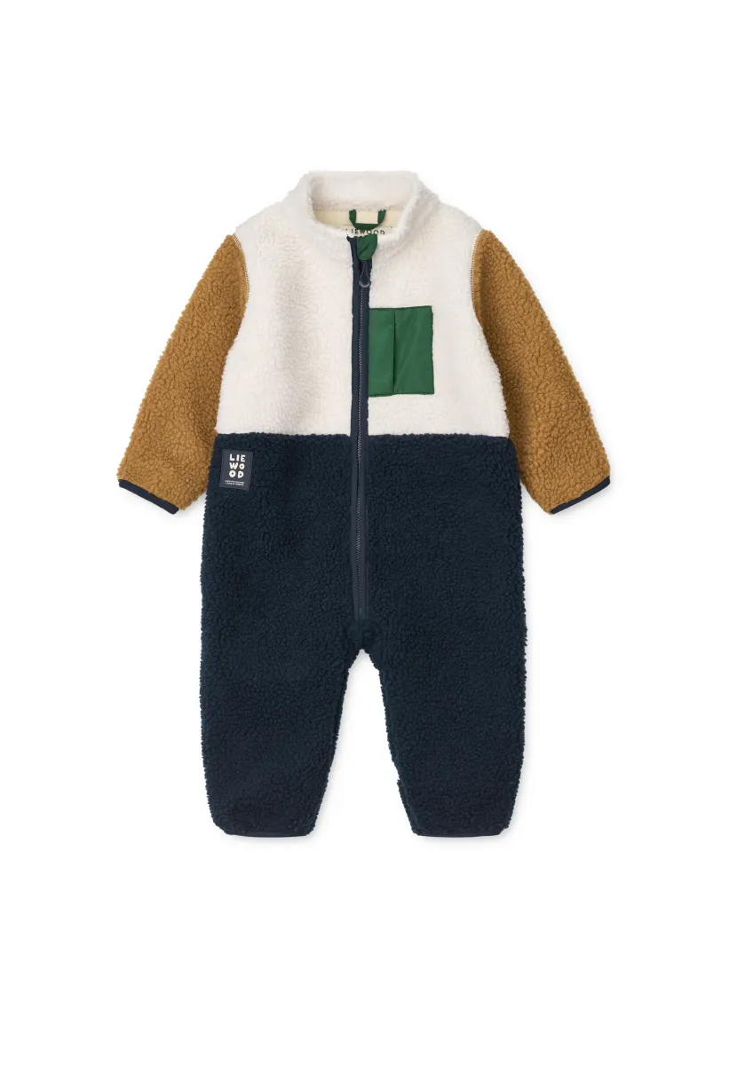 NOLANO UNISEX - Jumpsuit - classic navy multi mix