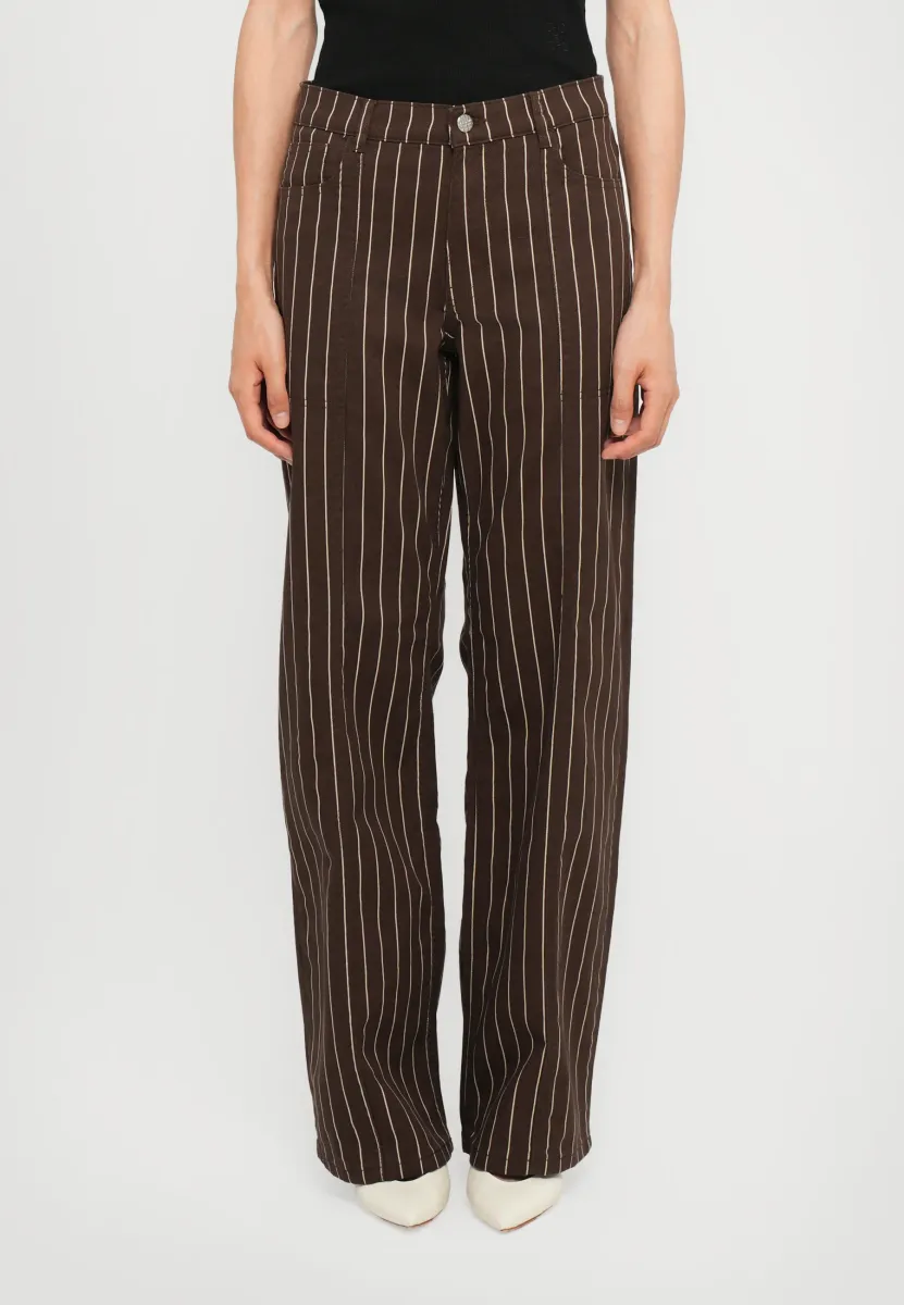 NOLIA - Jeans Relaxed Fit - creme brown