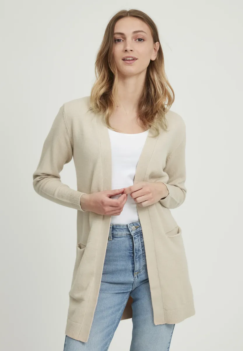 NONINA - Strickjacke - cement melange