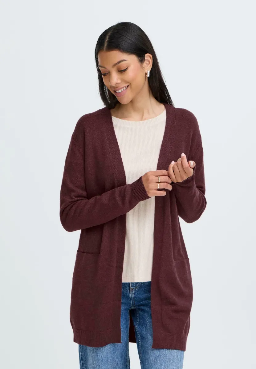 NONINA - Strickjacke - port royale melange
