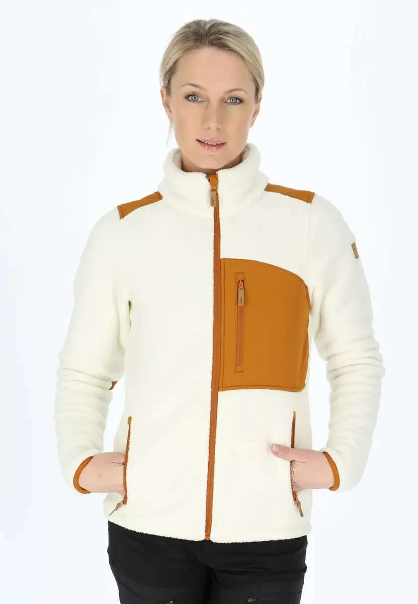 NORDKAP PILE - Fleecejacke - offwhite almond