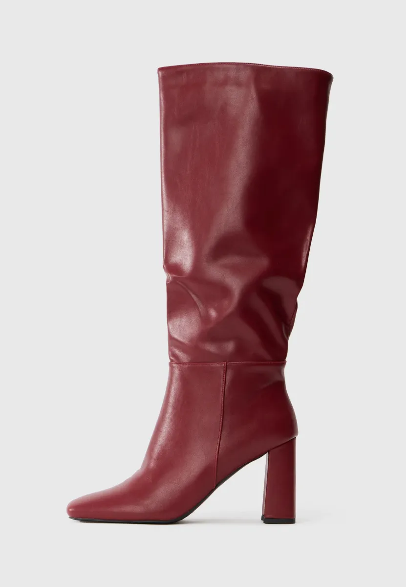 NOTRE - High Heel Stiefel - burgundy