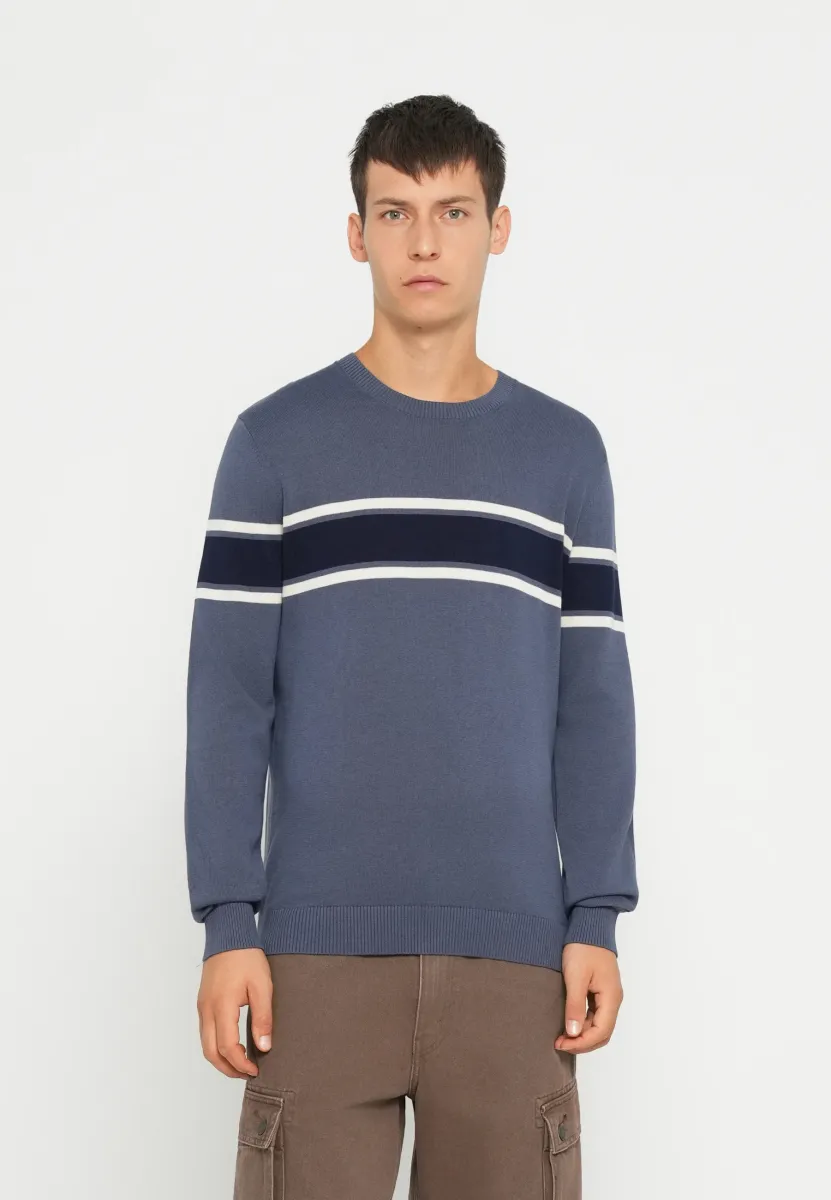 NOVELTY CORE CREW - Strickpullover - blue ridge