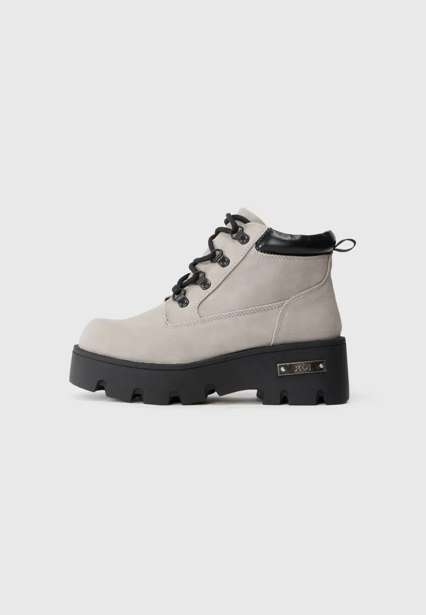 NOVUS - Schnürstiefelette - grey
