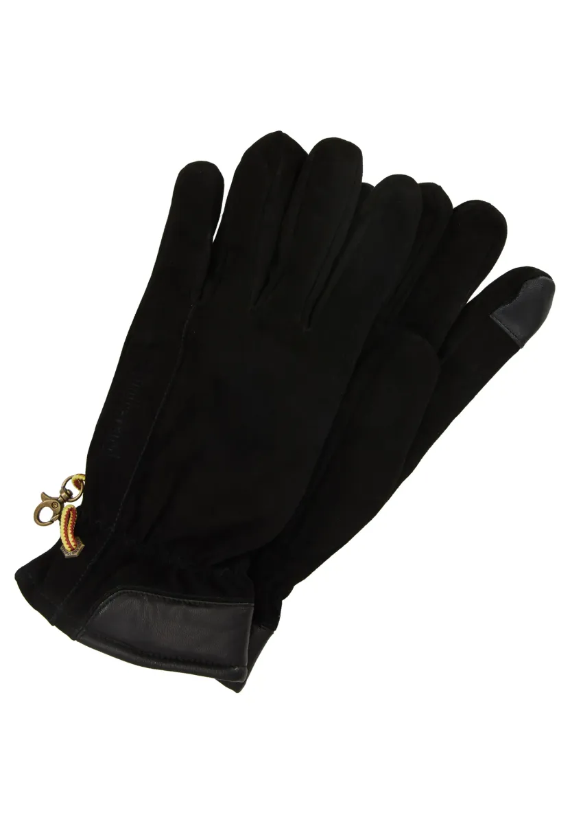 NUBUCK GLOVE W TOUCH TIPS - Fingerhandschuh - black