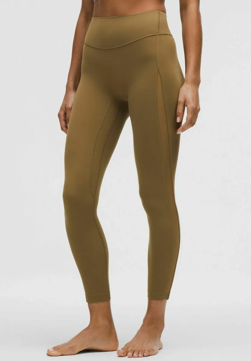 NULU HIGH-RISE MESH-PANEL ANKLE LENGTH - Tights - allspice