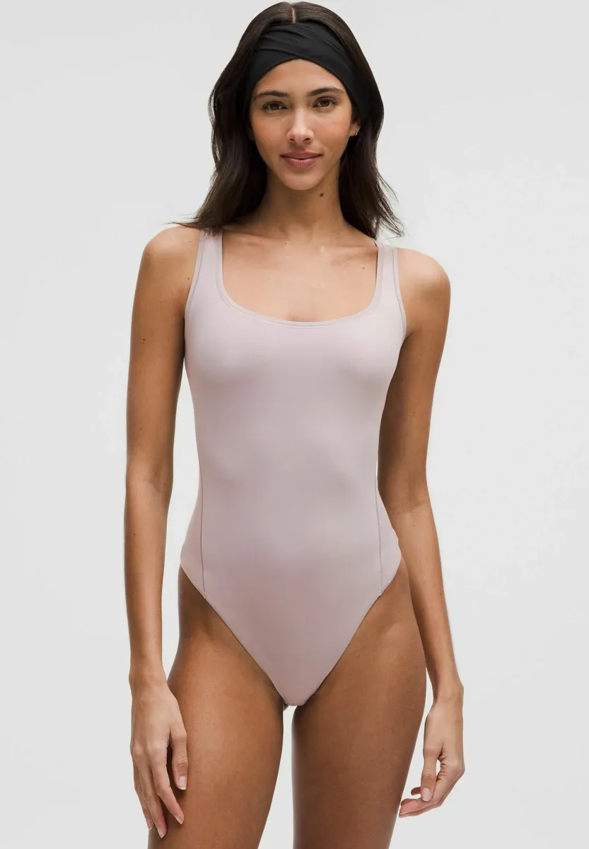 NULU SQUARE-NECK - Top - Mauve Grey