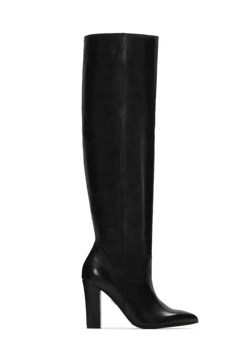 NURAN - Overknees - black