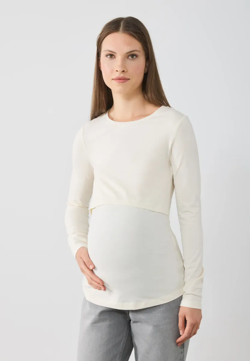 NURSING LONG SLEEVE TOP 2 PACK - Langarmshirt - evening blue/egret