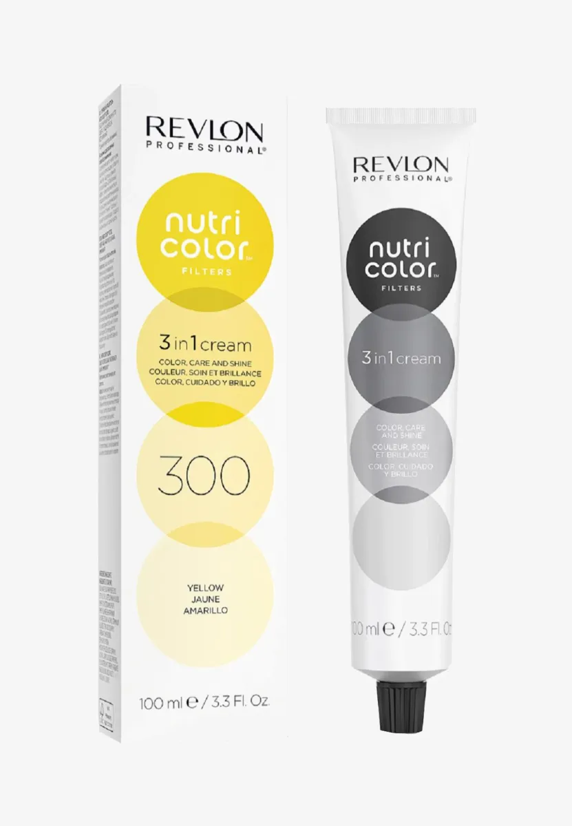 NUTRI COLOR™ FILTERS 3 IN 1 CREAM COLOR CARE AND SHINE, SEMI PERMANENT HAIR COLOUR CONDITIONER - Coloration - 300 yellow