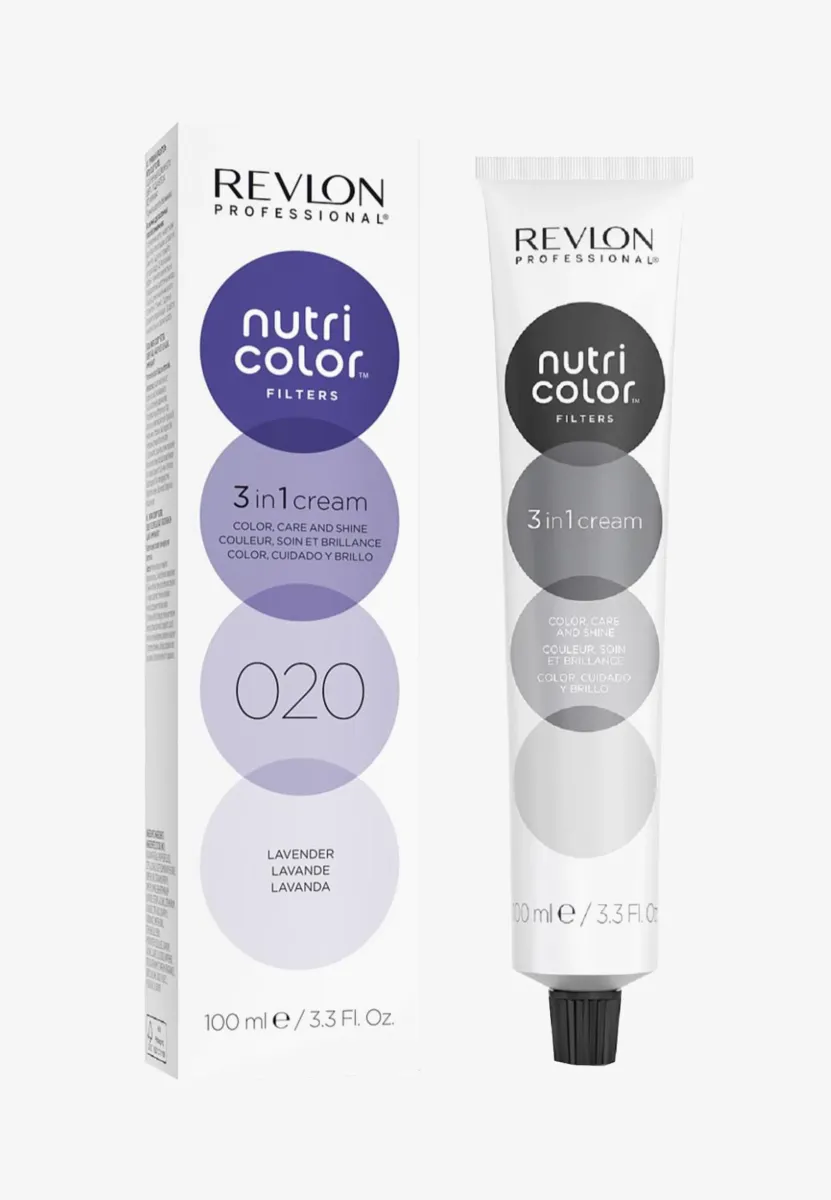 NUTRI COLOR™ FILTERS 3 IN 1 CREAM COLOR CARE AND SHINE, SEMI PERMANENT HAIR COLOUR CONDITIONER - Coloration - 020 lavender
