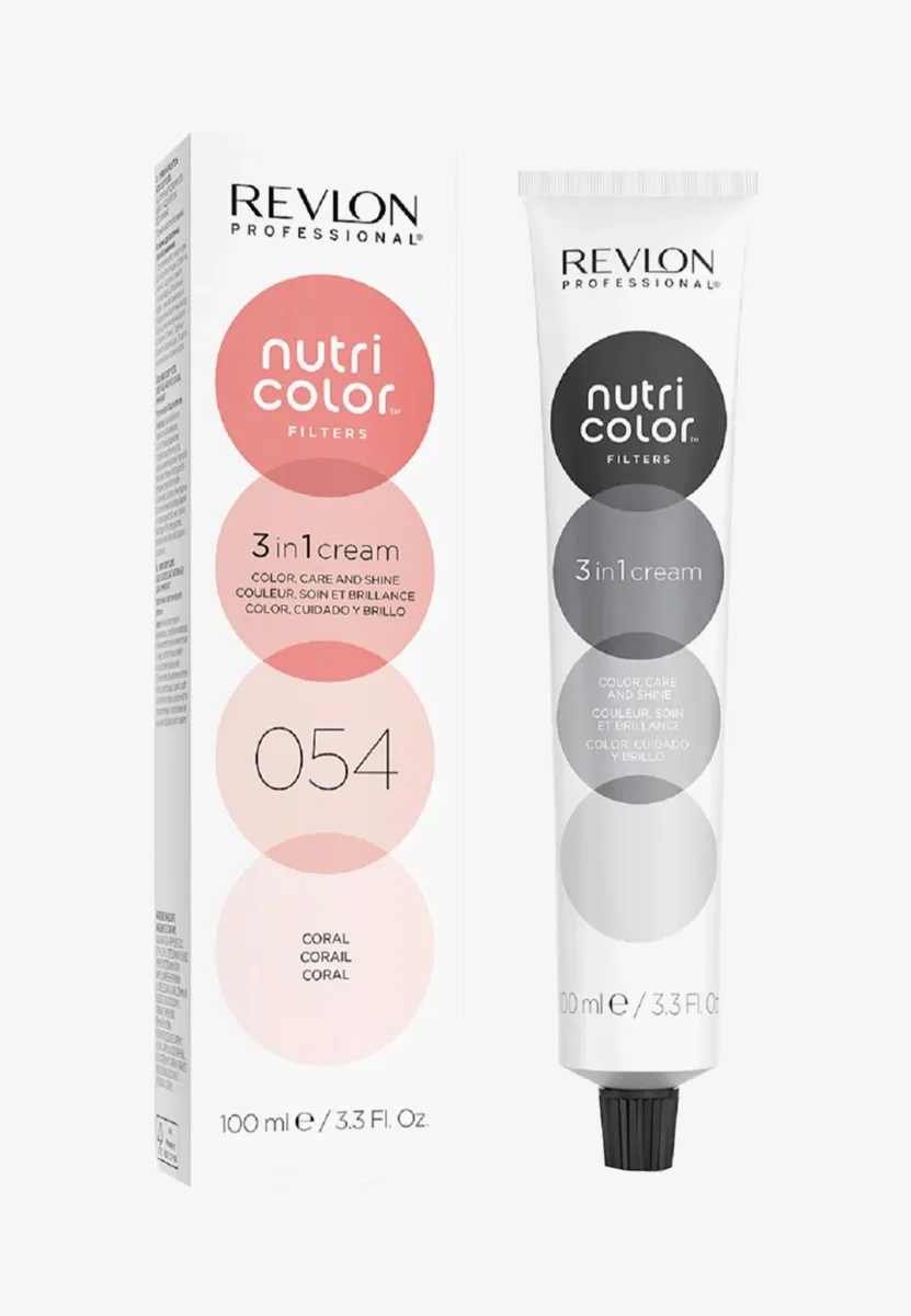 NUTRI COLOR™ FILTERS 3 IN 1 CREAM COLOR CARE AND SHINE, SEMI PERMANENT HAIR COLOUR CONDITIONER - Coloration - 054 coral