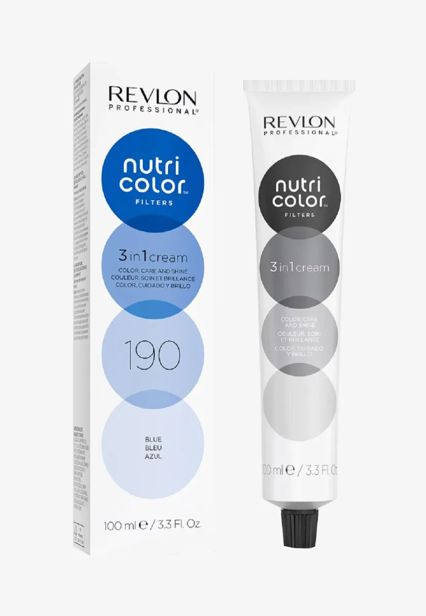 NUTRI COLOR™ FILTERS 3 IN 1 CREAM COLOR CARE AND SHINE, SEMI PERMANENT HAIR COLOUR CONDITIONER - Coloration - 190 blue