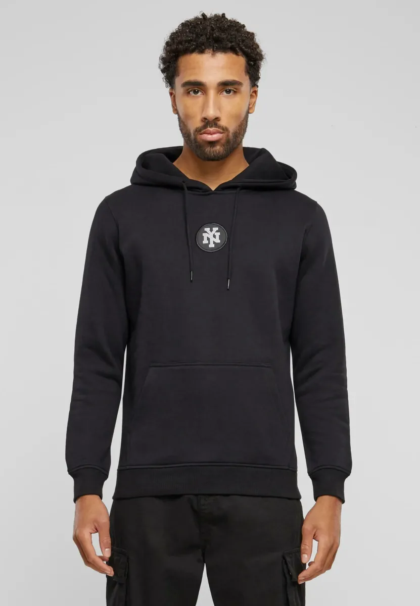 NY PATCH - Kapuzenpullover - black