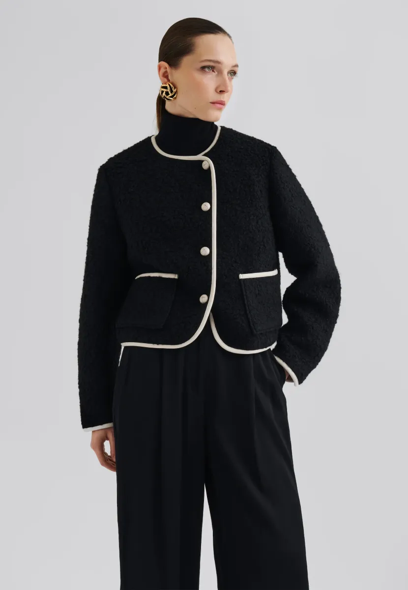 NYLAH BLEND JACKET - Übergangsjacke - black