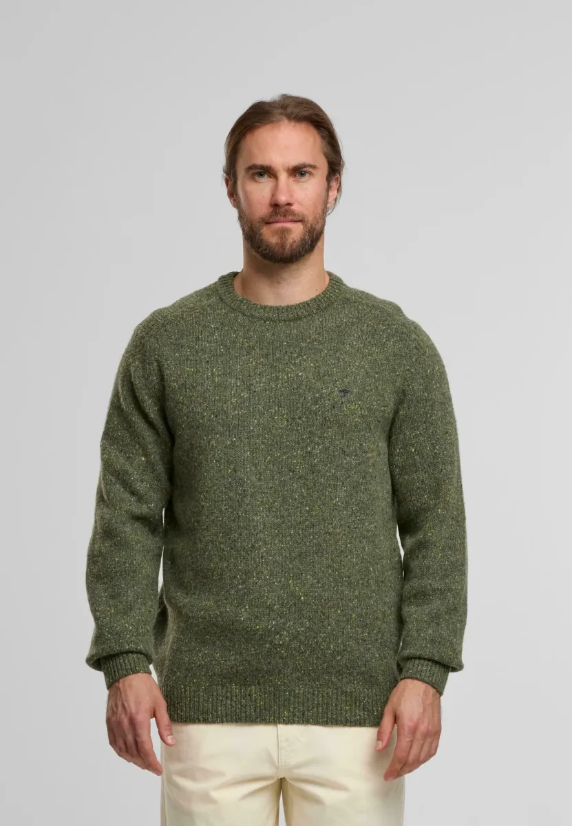 O-NECK  - Strickpullover - dark ivy