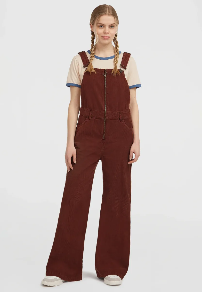 O'RIGINALS CORD DUNGAREE - Latzhose - hazel spice