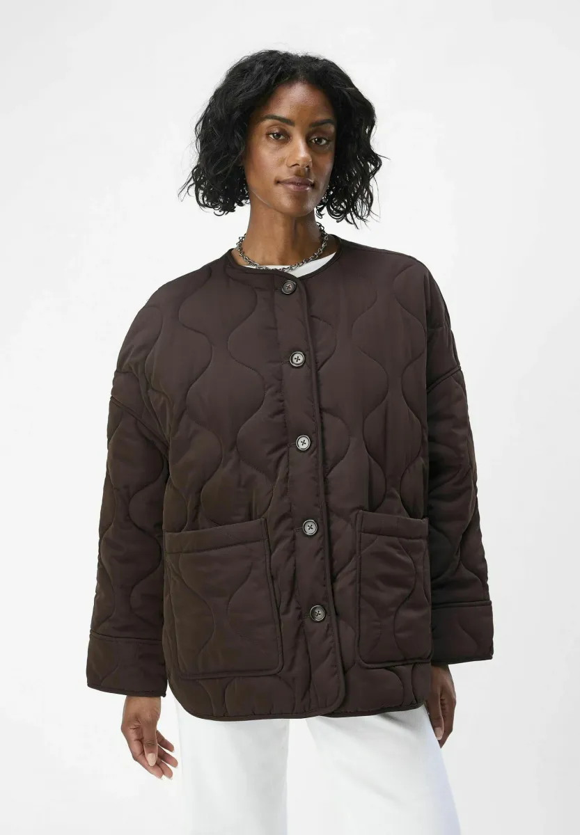 OBJALLIE QUILTED NOOS - Übergangsjacke - java