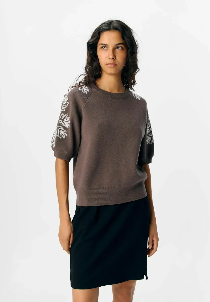 OBJRASHIA - Strickpullover - morel