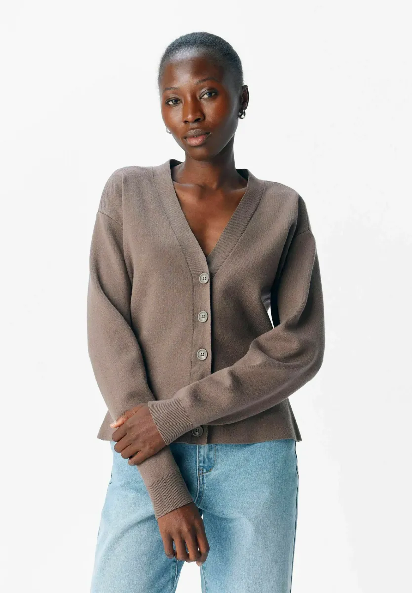 OBJREYNARD - Strickjacke - morel