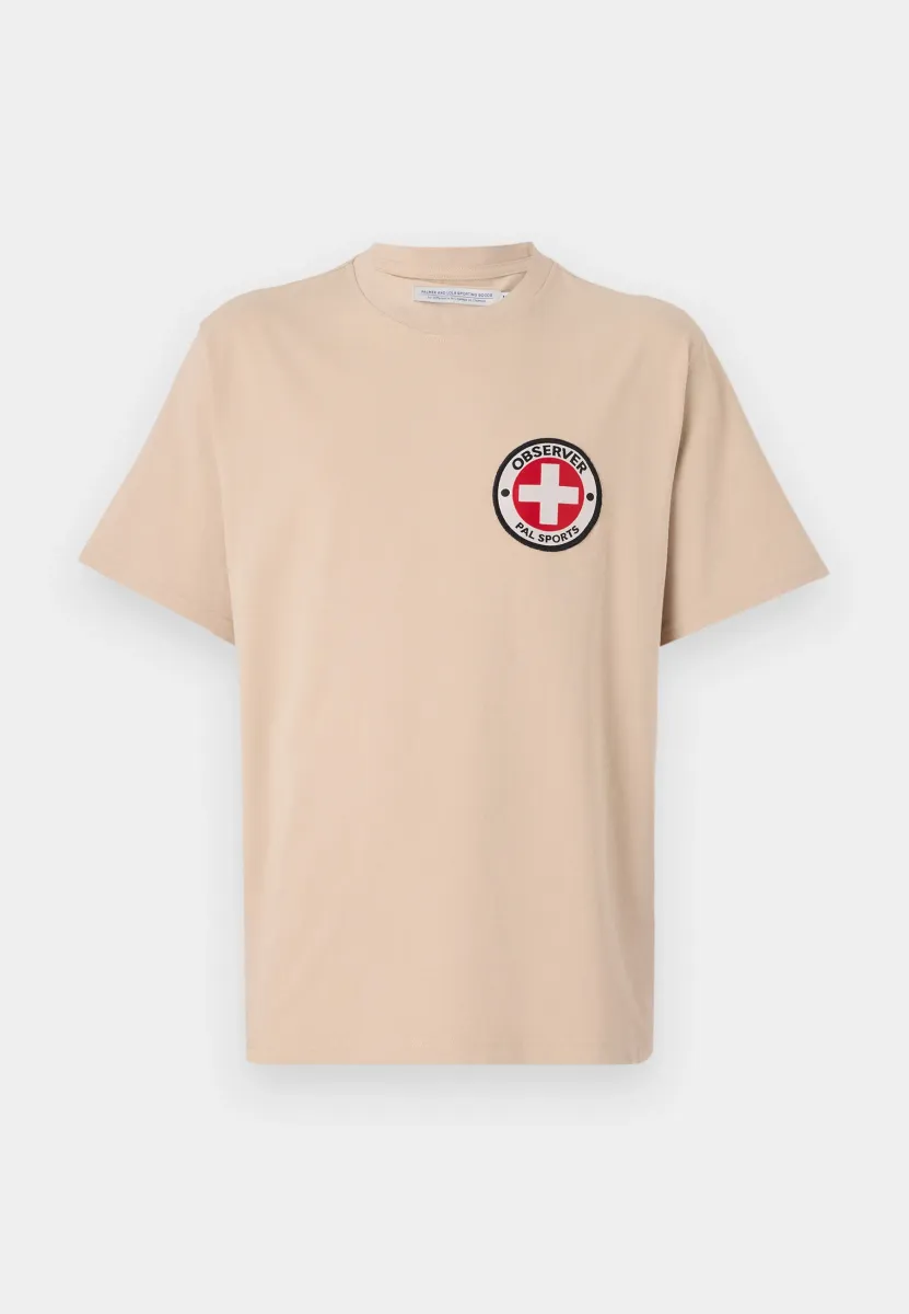 OBSERVER UNISEX - T-Shirt print - stone