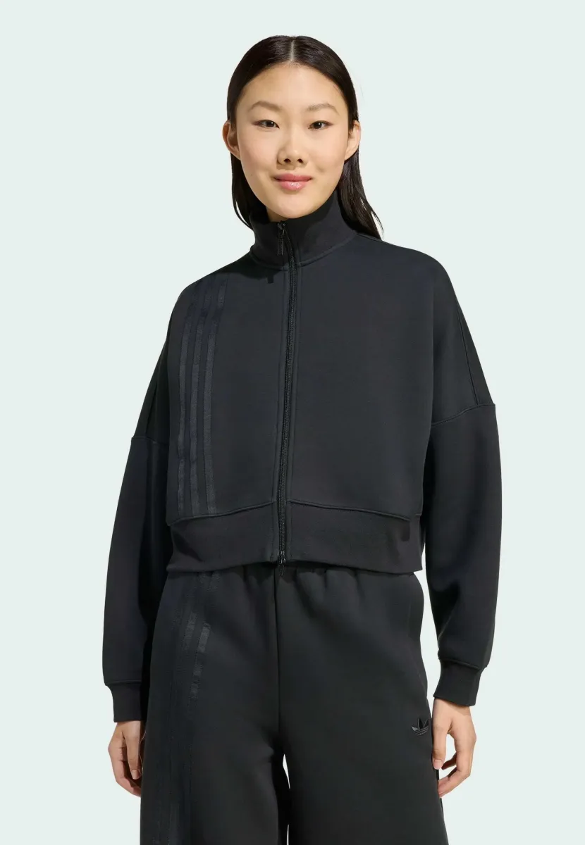 OFF PLACED 3-STRIPES  - Sweatjacke - black
